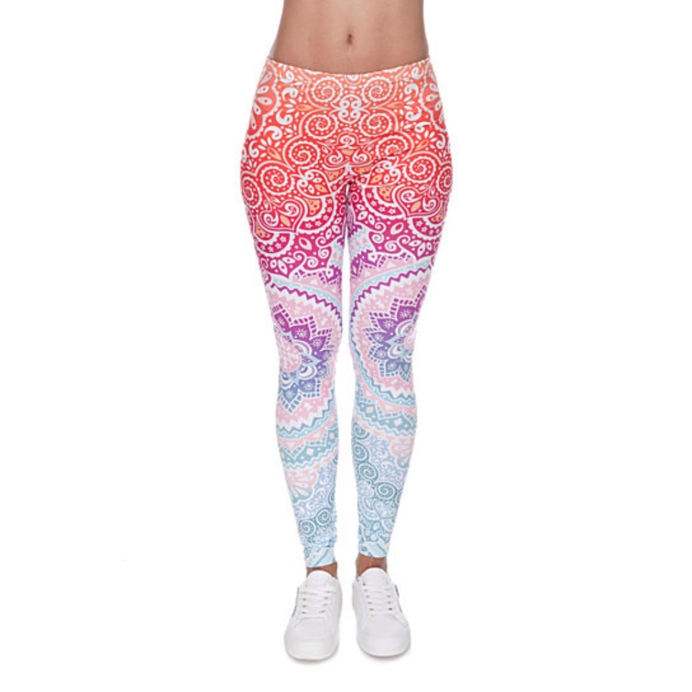 Ombre Printed Leggings - Picture 2 of 3